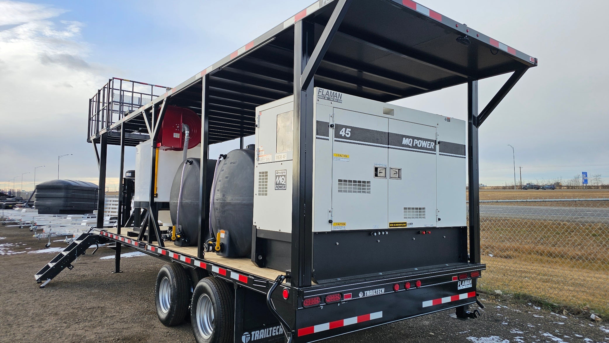 TrailTech Double Deck Drone Trailer - Full Load Out