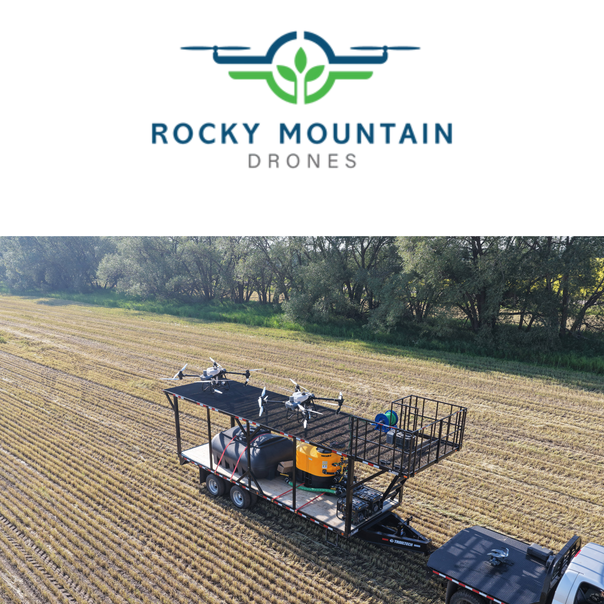 Trailtech Double Deck Drone Trailer - Tow Behind