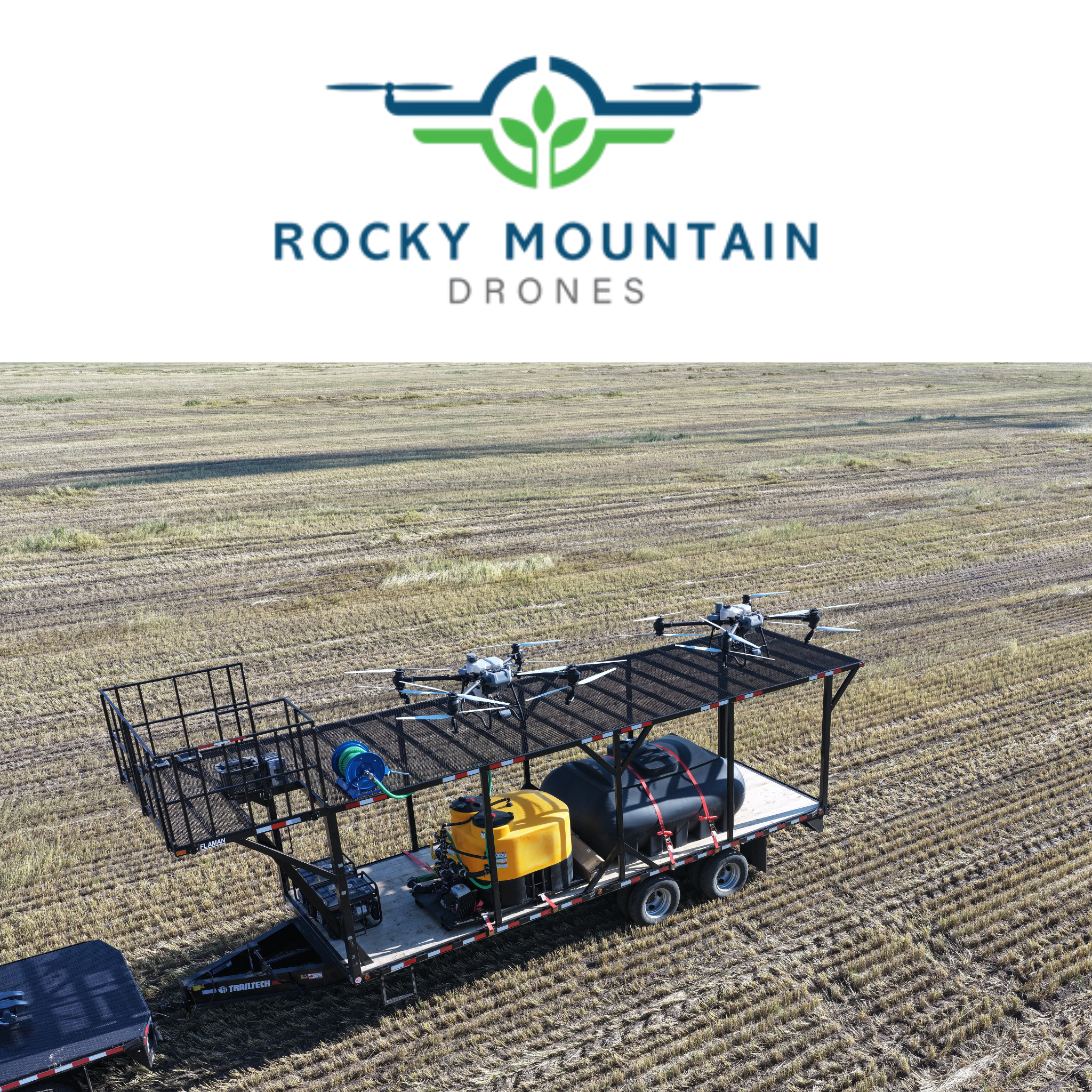 Trailtech Double Deck Drone Trailer - Tow Behind