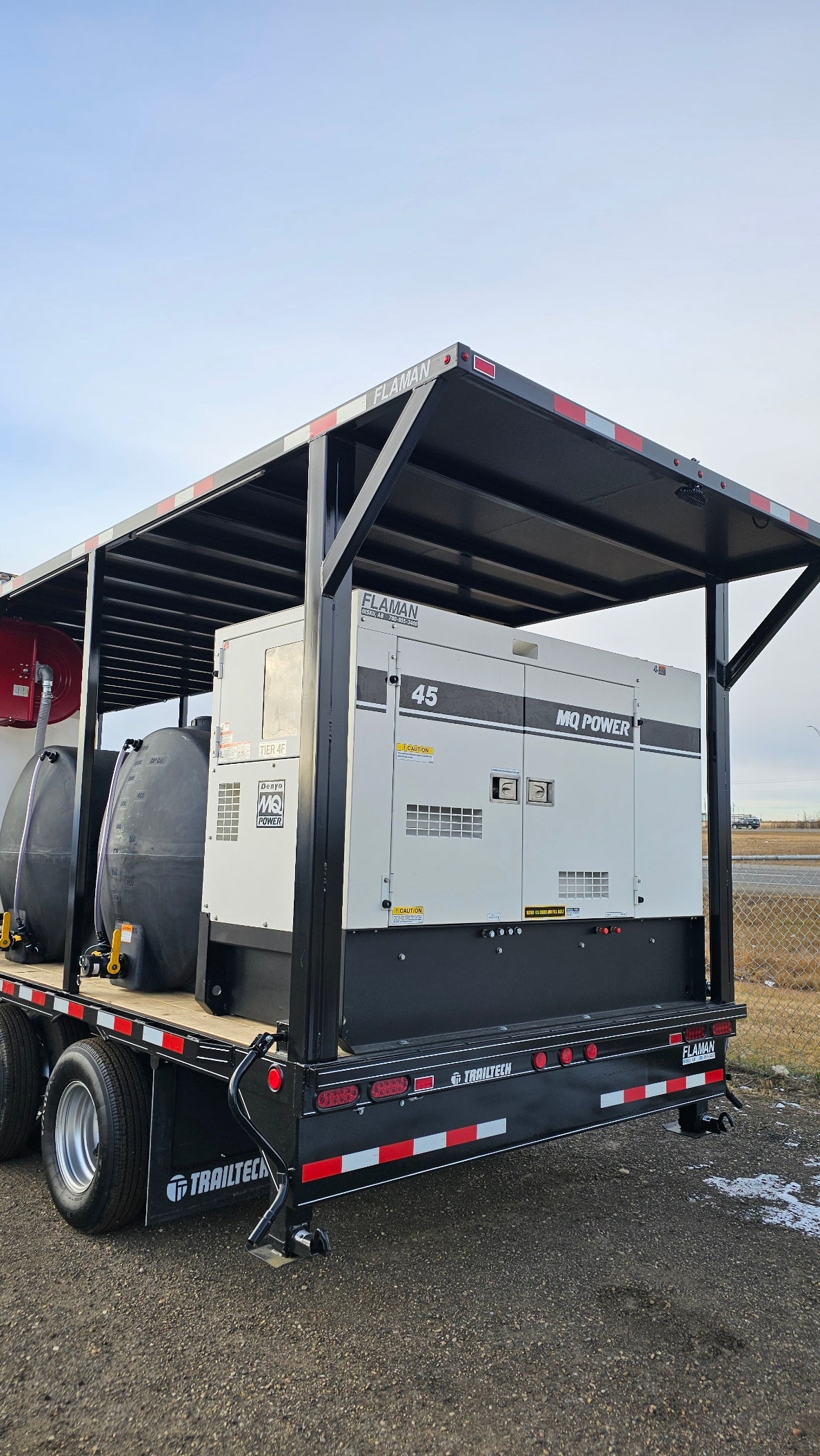 TrailTech Double Deck Drone Trailer - Full Load Out