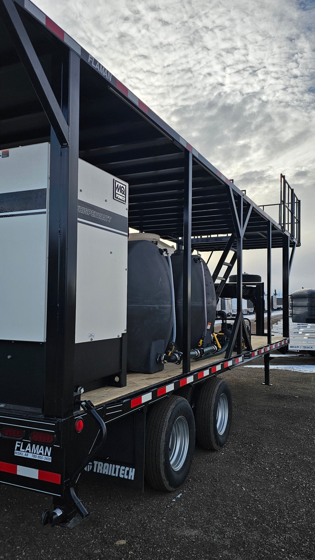 TrailTech Double Deck Drone Trailer - Full Load Out