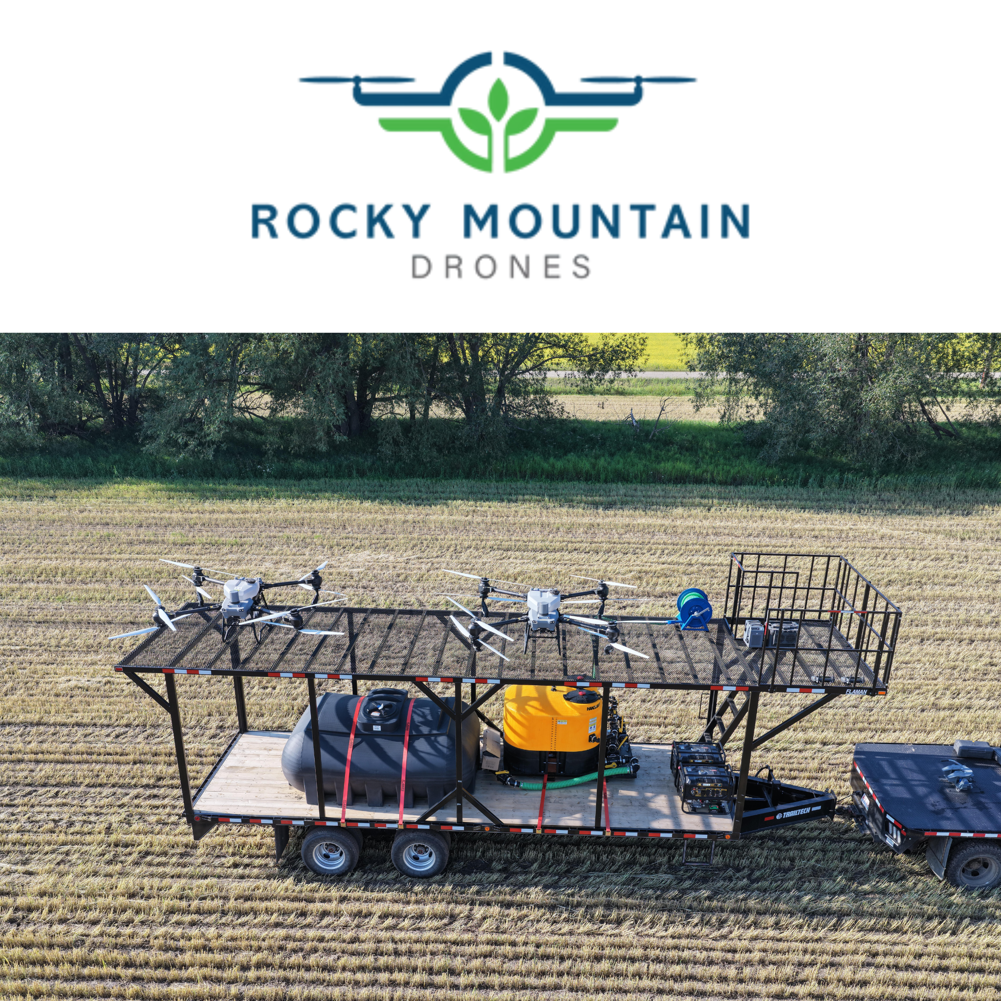 Trailtech Double Deck Drone Trailer - Tow Behind